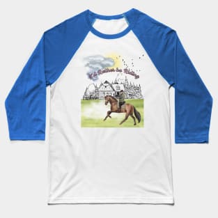 I'd Rather Be Riding Horse Back Baseball T-Shirt